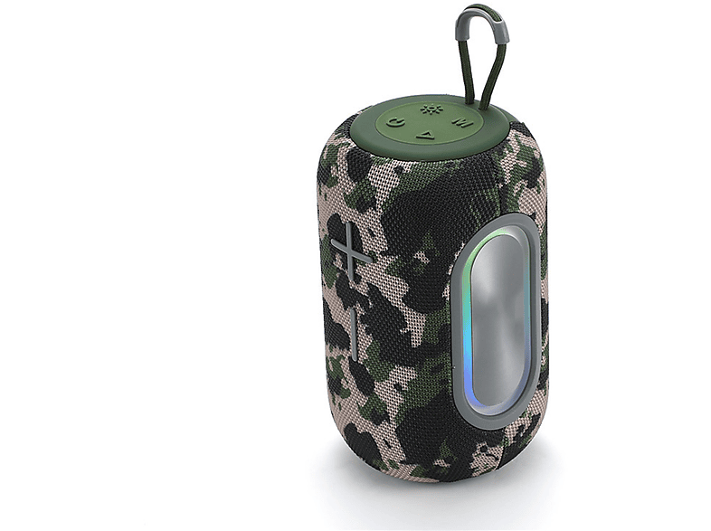 BRIGHTAKE Tragbarer Bluetooth-Lautsprecher mit kraftvollem Tarnung Sound vielseitigen Bluetooth-Lautsprecher, Funktionen und