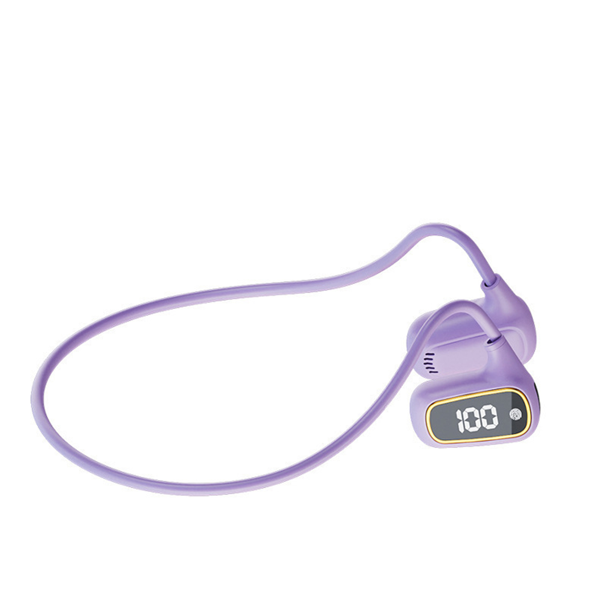 BRIGHTAKE Knochenleitung Bluetooth-Kopfhörer & Lila Wireless, Sportlich - Kopfhörer Neckband Leicht