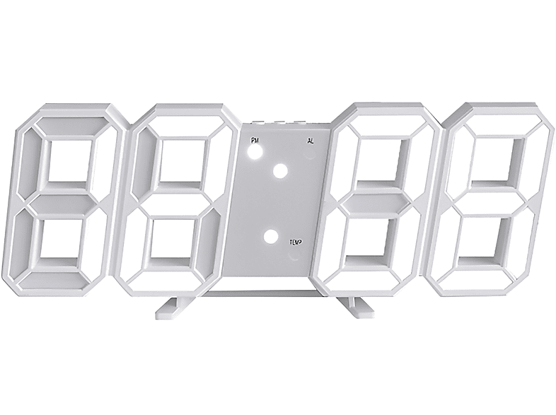 BRIGHTAKE 3D digitaler Wecker-Leuchte-Leuchtdarsteller, Temperaturanzeige, Temperaturanzeige Alarm