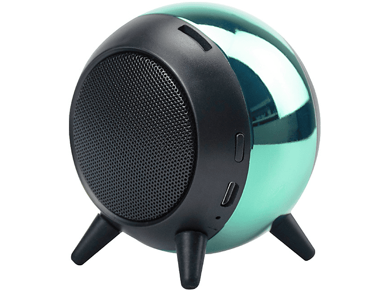 BRIGHTAKE Kabelloser Bluetooth-Lautsprecher: Mini Steel Cannon für Power und Portabilität Bluetooth-Lautsprecher, Schwarz,Grün