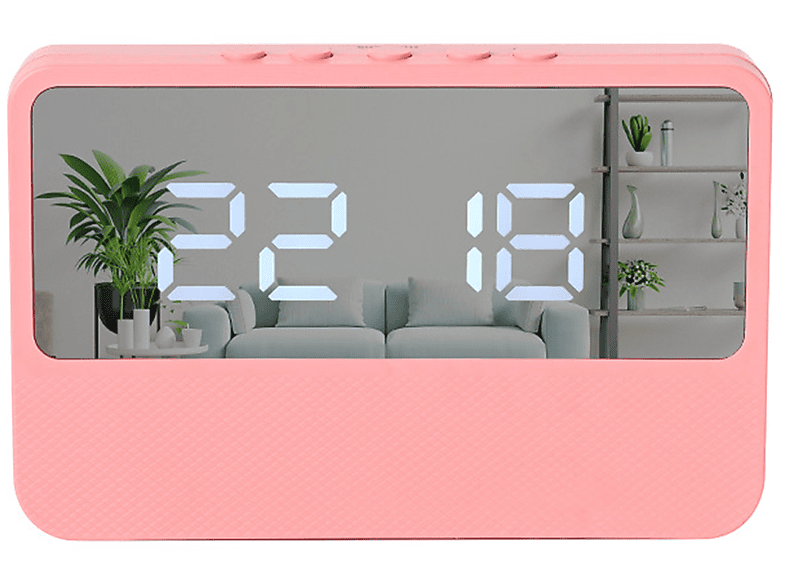 BRIGHTAKE LED Spiegel Digitaler Wecker - Vielseitig & Schlicht Alarm | home