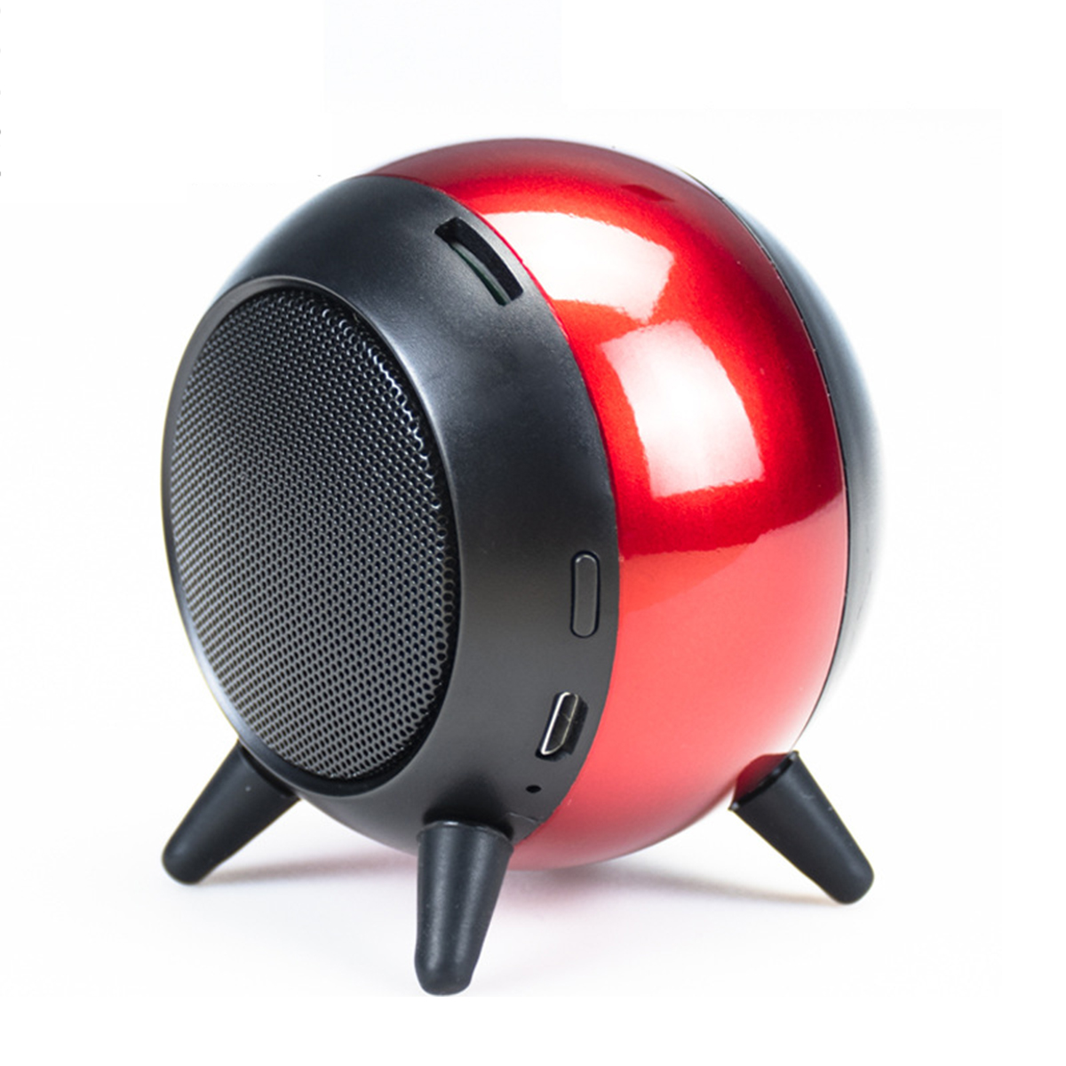 Schwarz,rot Bluetooth-Lautsprecher, BRIGHTAKE Portabilität Power Bluetooth-Lautsprecher: Steel für und Mini Cannon Kabelloser