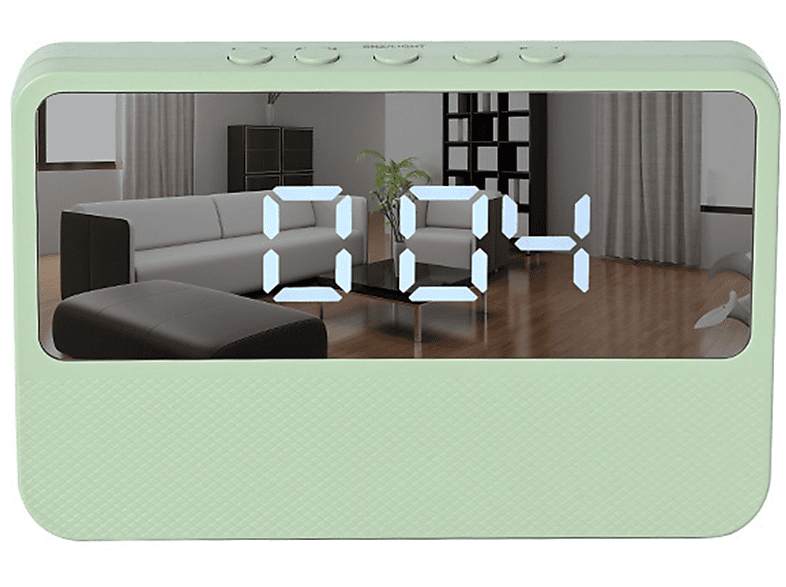 BRIGHTAKE LED Spiegel Digitaler Wecker - Vielseitig & Schlicht Alarm ...