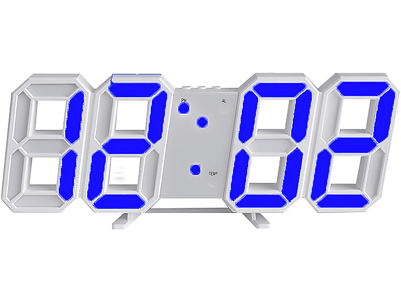 BRIGHTAKE 3D digitaler Wecker-Leuchte-Leuchtdarsteller, Temperaturanzeige, Temperaturanzeige Alarm