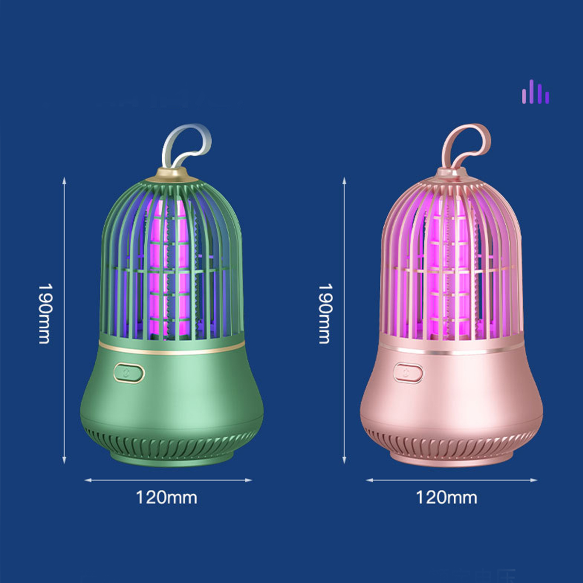 BRIGHTAKE USB-LED Moskito und für Killer leise Lampe Schädlingsbekämpfung Insektenvernichter effektive