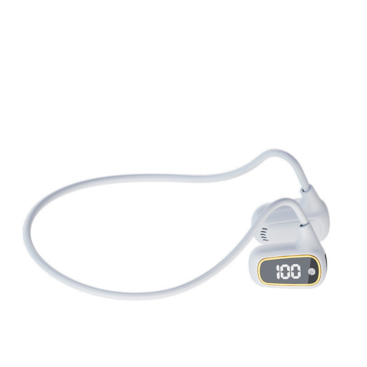 - Neckband Knochenleitung Bluetooth-Kopfhörer Sportlich & Wireless, Kopfhörer Weiß BRIGHTAKE Leicht,