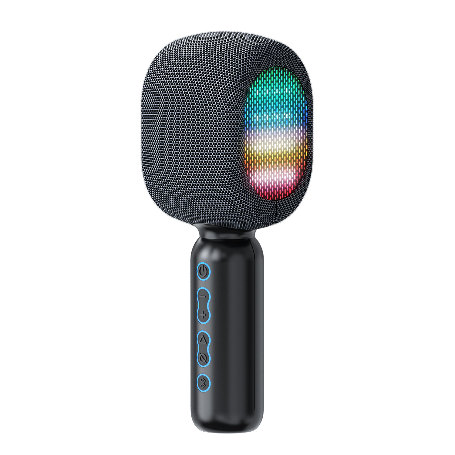 BRIGHTAKE Drahtloses Bluetooth-Mikrofon: Profi-Reverb, Mikrofon Lang Schwarz TWS, Akku Fun-Voice 