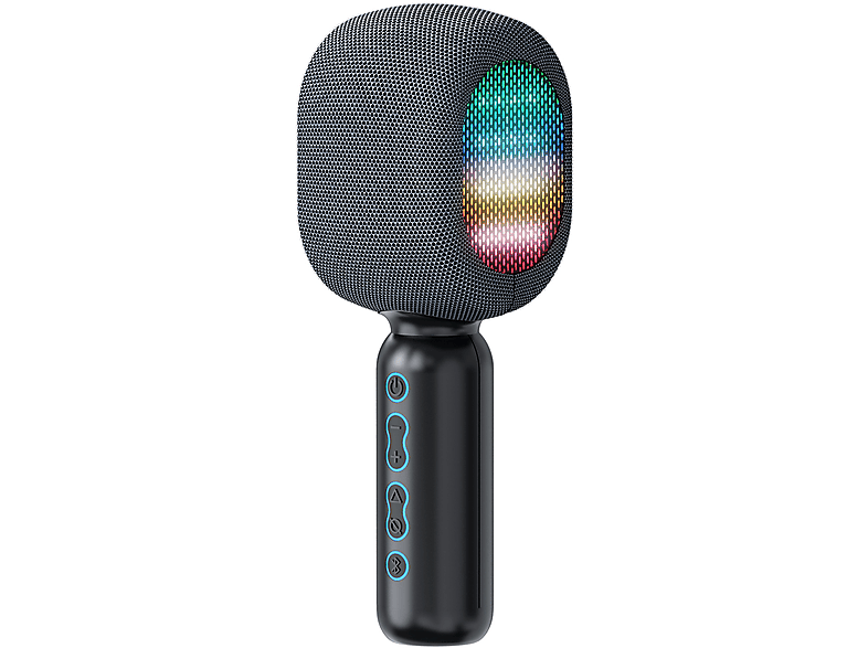 BRIGHTAKE Drahtloses Bluetooth-Mikrofon: Profi-Reverb, TWS, Akku & Mikrofon Lang Schwarz Fun-Voice