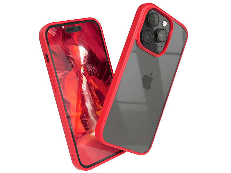EAZY CASE Bumper Case, Bumper, Apple, iPhone 14 Pro, Rot