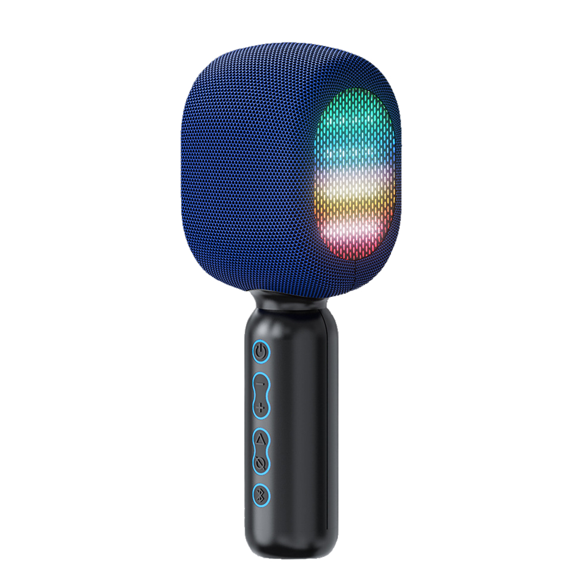 Blau Mikrofon & Lang Fun-Voice Akku BRIGHTAKE Bluetooth-Mikrofon: Drahtloses TWS, Profi-Reverb,