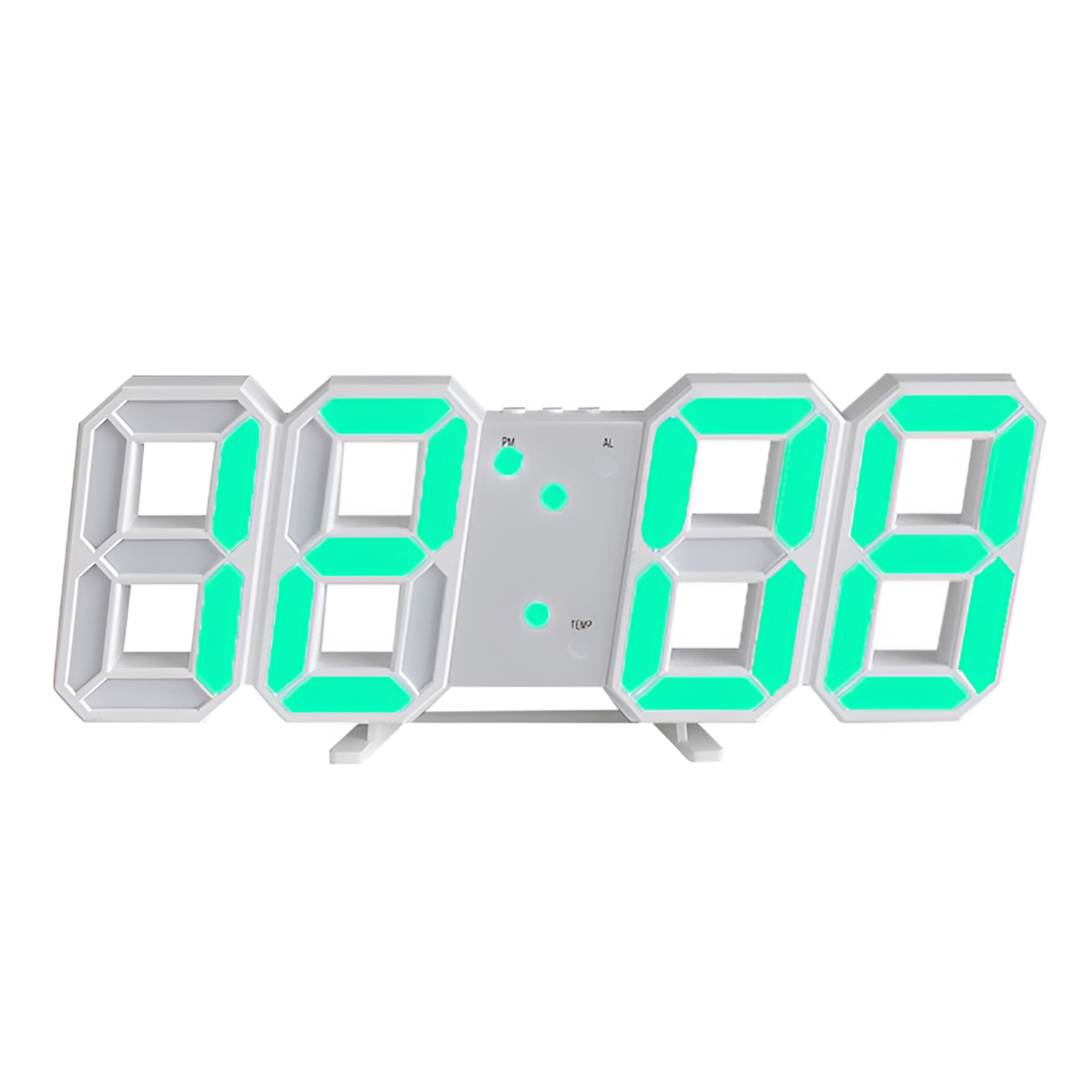 BRIGHTAKE 3D digitaler Wecker-Leuchte-Leuchtdarsteller, Alarm Temperaturanzeige, Temperaturanzeige