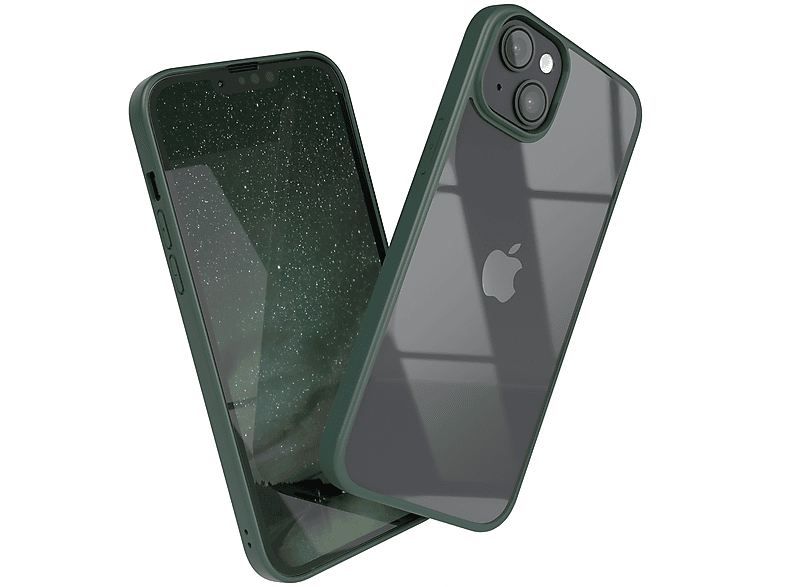 EAZY CASE Bumper Case, iPhone Plus, Nachtgrün 14 Apple, Bumper