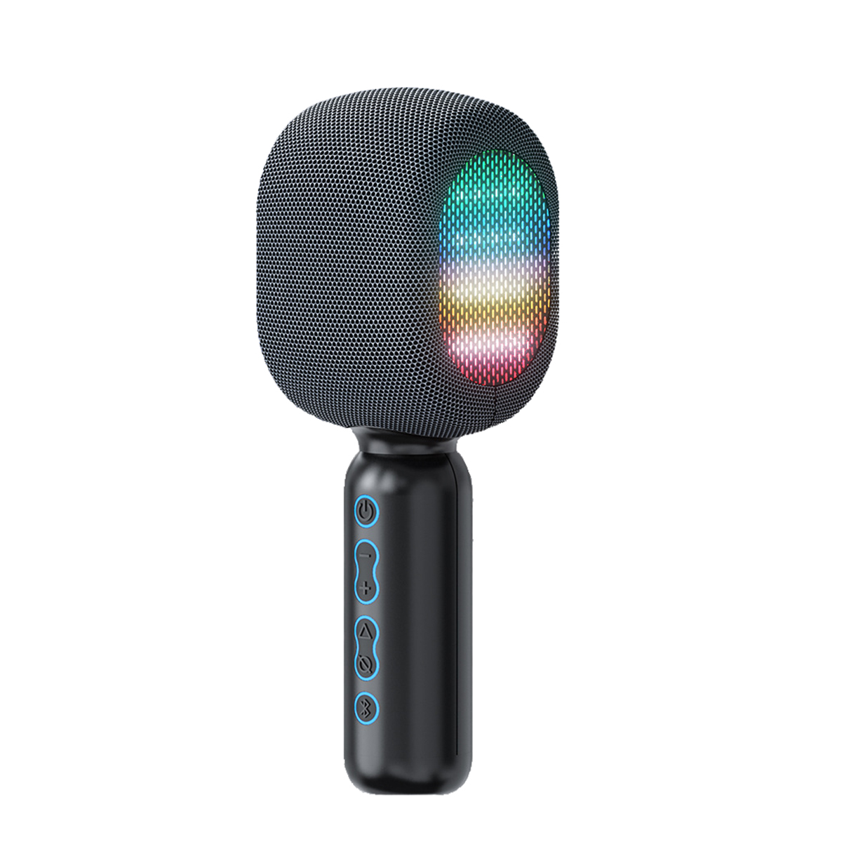 BRIGHTAKE Drahtloses Bluetooth-Mikrofon: Profi-Reverb, Lang Mikrofon Akku TWS, Fun-Voice Grau 