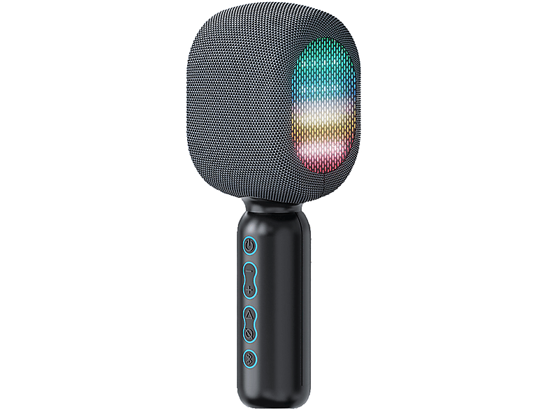 BRIGHTAKE Profi-Reverb, Fun-Voice Drahtloses Mikrofon & Bluetooth-Mikrofon: Grau Lang TWS, Akku