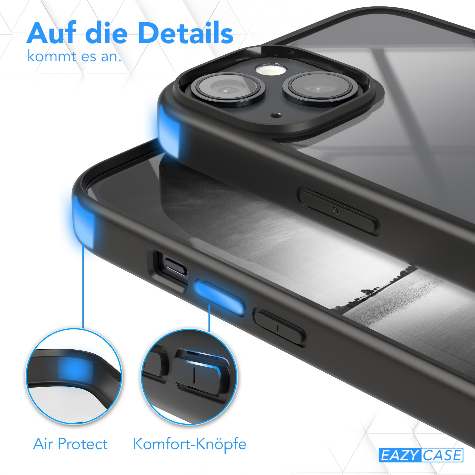 Schwarze Handyhülle, mit Air Protect und Komfort-Tasten.