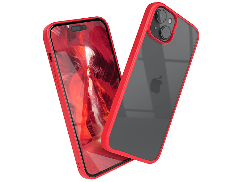 EAZY CASE Bumper Case, Bumper, Apple, iPhone 15 Plus, Rot