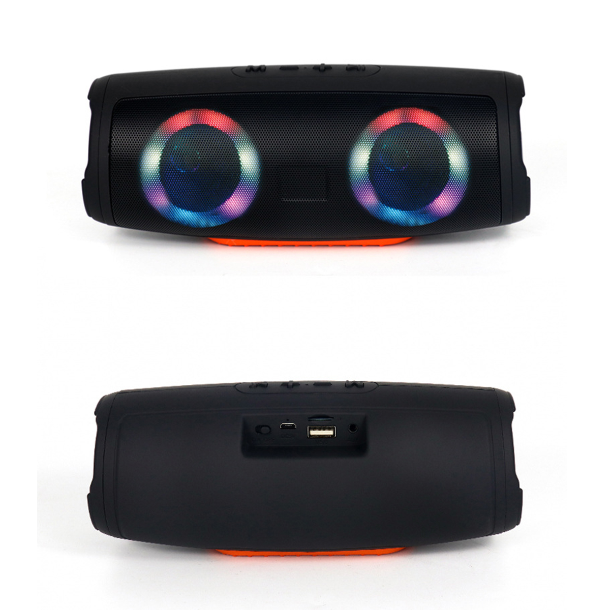 Portable Kabelloser Bluetooth-Lautsprecher, Bluetooth-Lautsprecher Subwoofer TWS BRIGHTAKE Grün