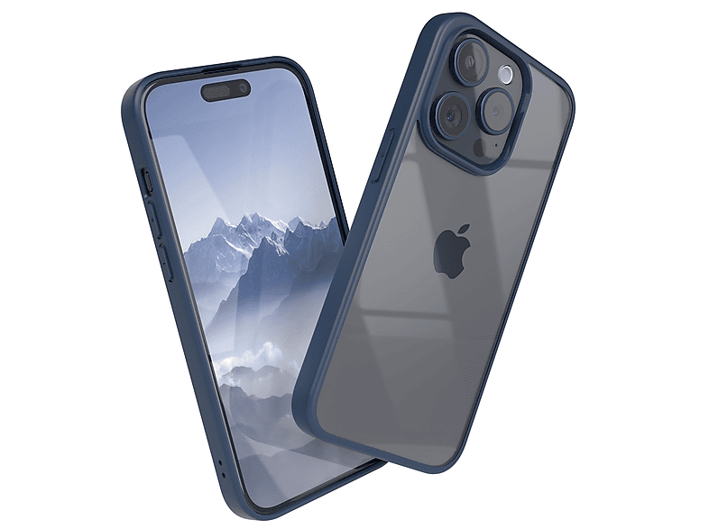 EAZY CASE Bumper Case, Bumper, Nachtblau iPhone Apple, Pro, 15