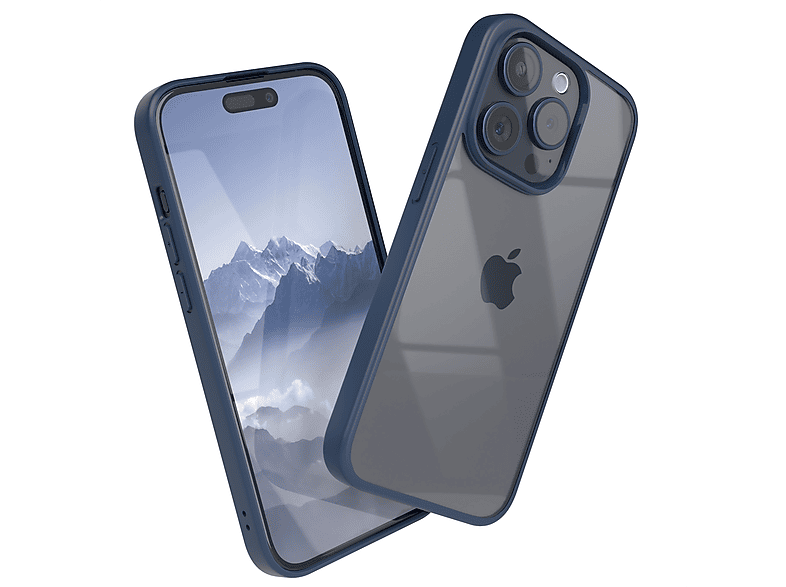 EAZY CASE Bumper Case, Bumper, Apple, iPhone 15 Pro, Nachtblau MediaMarkt