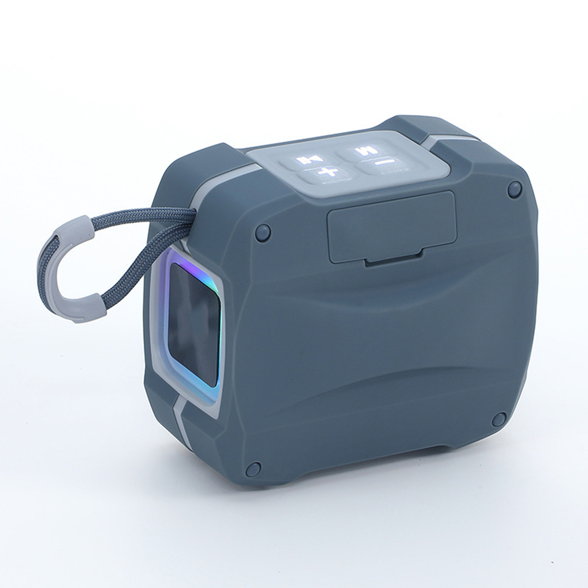 BRIGHTAKE Kabelloser Bluetooth-Lautsprecher Talkable Portable Plug-in TWS Blau Subwoofer Sound Bluetooth-Lautsprecher