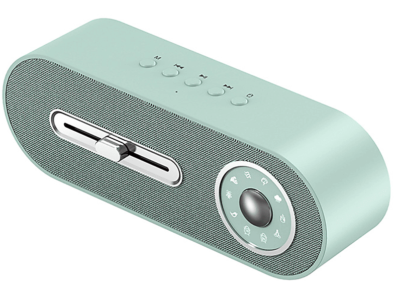 BRIGHTAKE Noise hohe White Klangqualität Musik, Bluetooth-Lautsprecher-Timer, Grün natürliche Bluetooth-Lautsprecher,