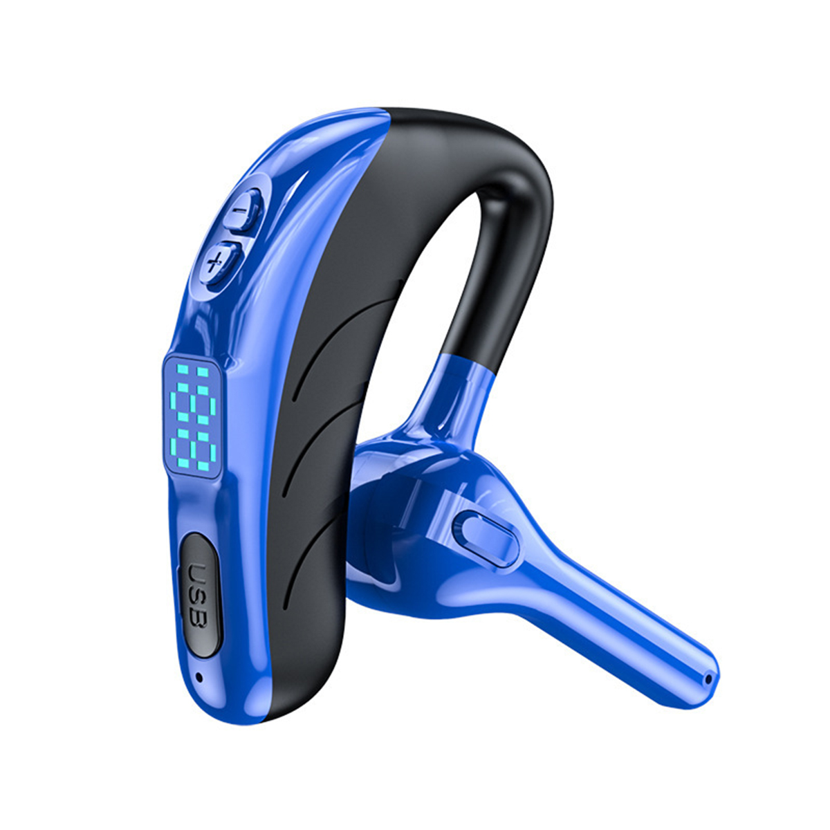 BRIGHTAKE Bluetooth Headset mit Klangerlebnis, Kopfhörer On-ear Noise Blau Kabelloses & Cancelling Akkulaufzeit - Ultra-langer