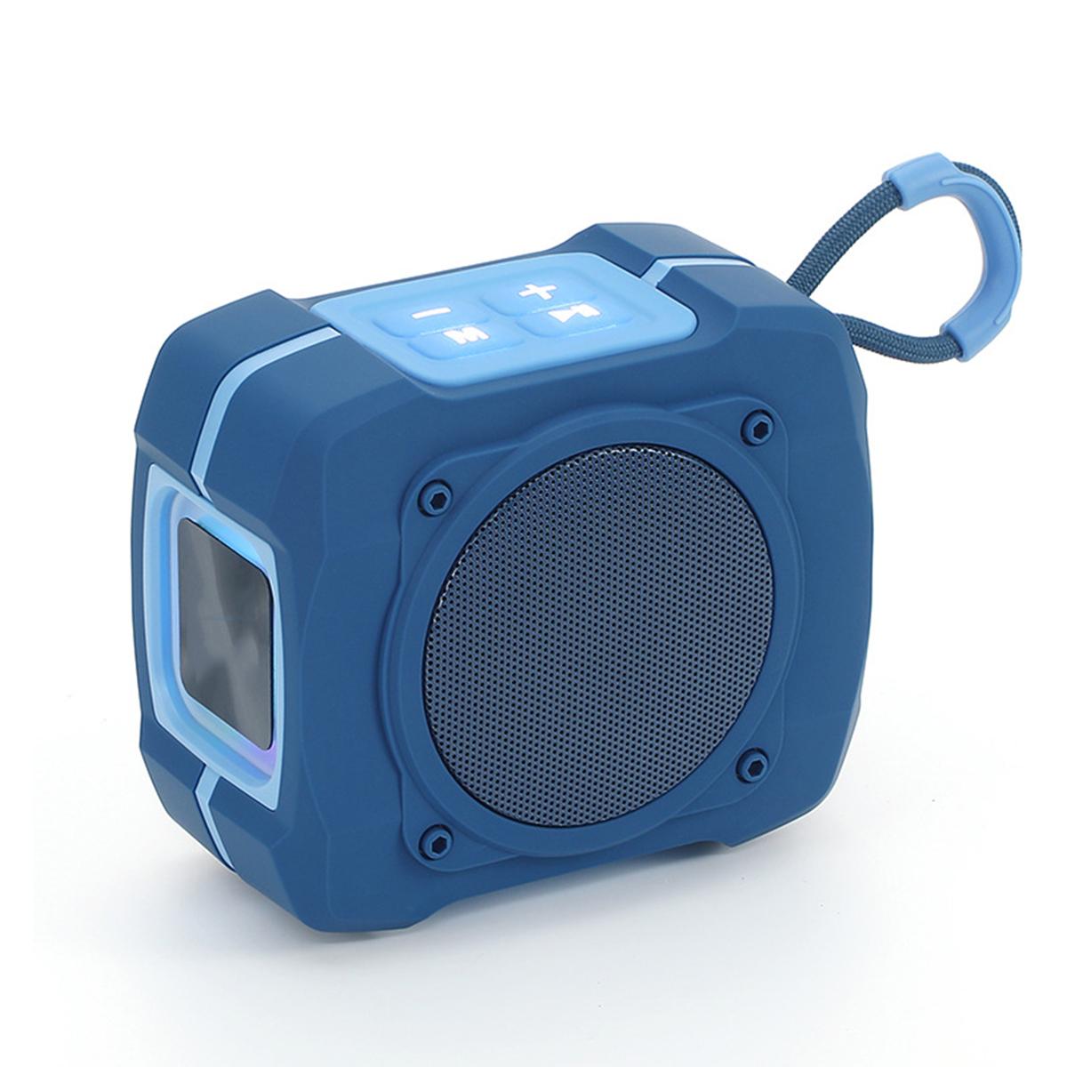 BRIGHTAKE Kabelloser Bluetooth-Lautsprecher Blau Plug-in Bluetooth-Lautsprecher, Sound TWS Portable Subwoofer Talkable