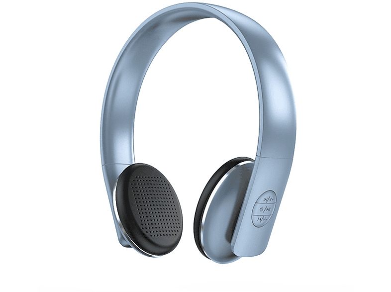 BRIGHTAKE Drahtloses Gaming-Headset: Bluetooth 5.0, Hochwertiger & Lange Over-ear Akkulaufzeit Kopfhörer Klang, Blau