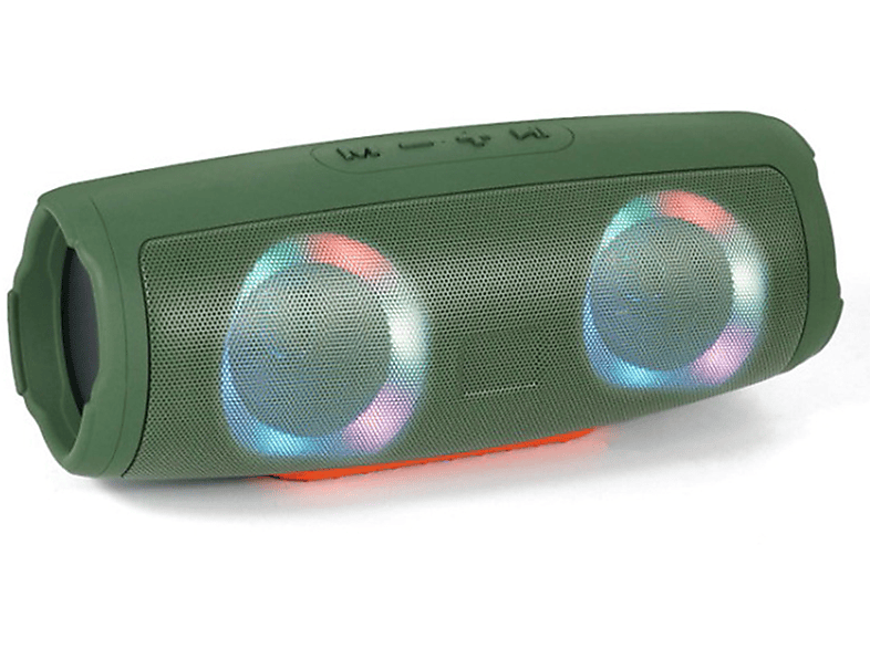 BRIGHTAKE Portable Grün Subwoofer Kabelloser Bluetooth-Lautsprecher, Bluetooth-Lautsprecher TWS