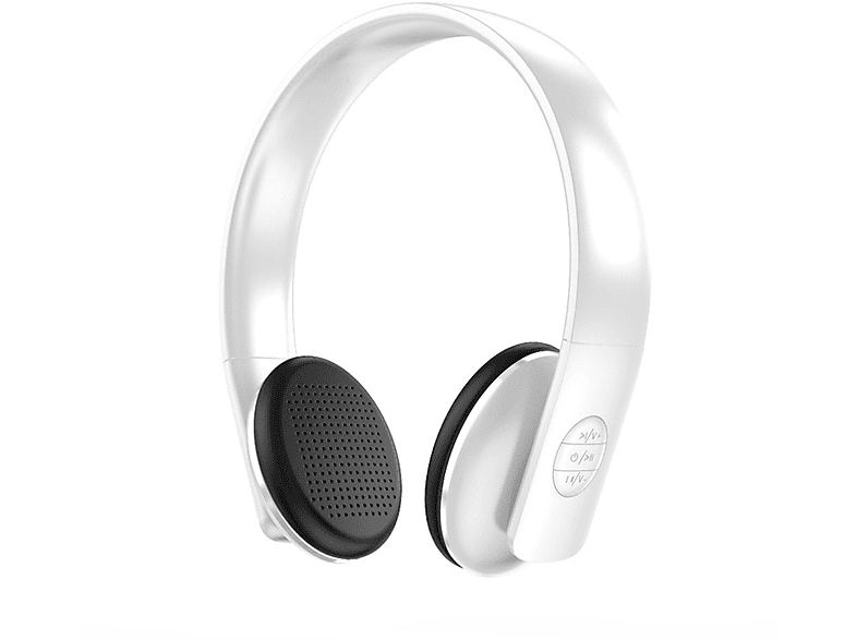 BRIGHTAKE Drahtloses Gaming-Headset: Bluetooth 5.0, Lange Akkulaufzeit & Hochwertiger Klang, Over-ear Kopfhörer Weiß