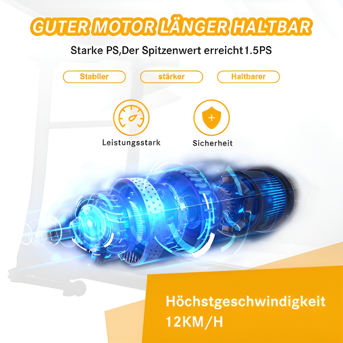 LED-Anzeige APP klappbare Laufband, Geschwindigkeitsstufe Bluetooth-Konnektivität Indoor-Laufband BRIGHTAKE Schwarz