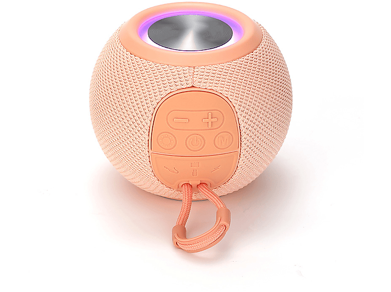 Orange Subwoofer Lichter Stoff Bluetooth-Lautsprecher, BRIGHTAKE Bluetooth-Lautsprecher Farben Outdoor Plug-in Portable Sieben Wireless