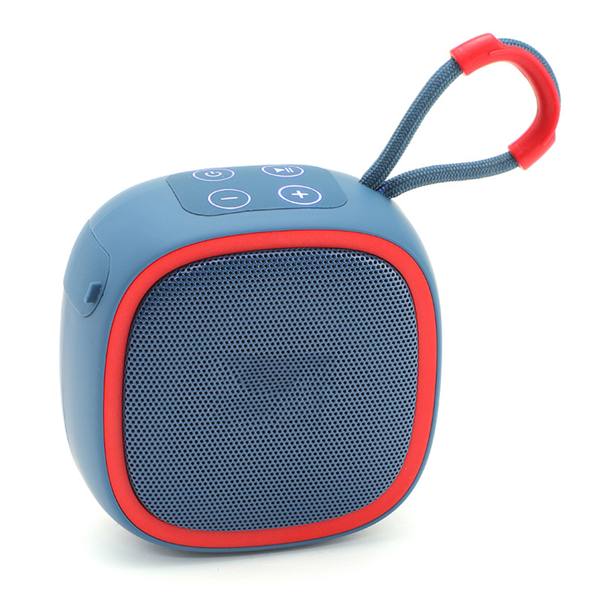 BRIGHTAKE Drahtloser Bluetooth-Lautsprecher: Rot Tragbar, Sprachhinweise Lautsprecher, TWS, Bluetooth