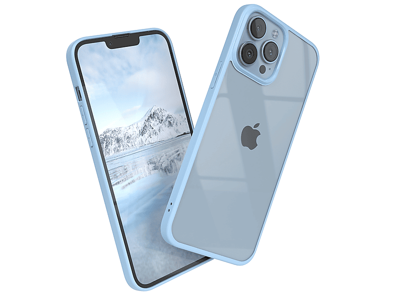 EAZY CASE Case, Bumper Pro iPhone Blau Bumper, 13 Max, Apple
