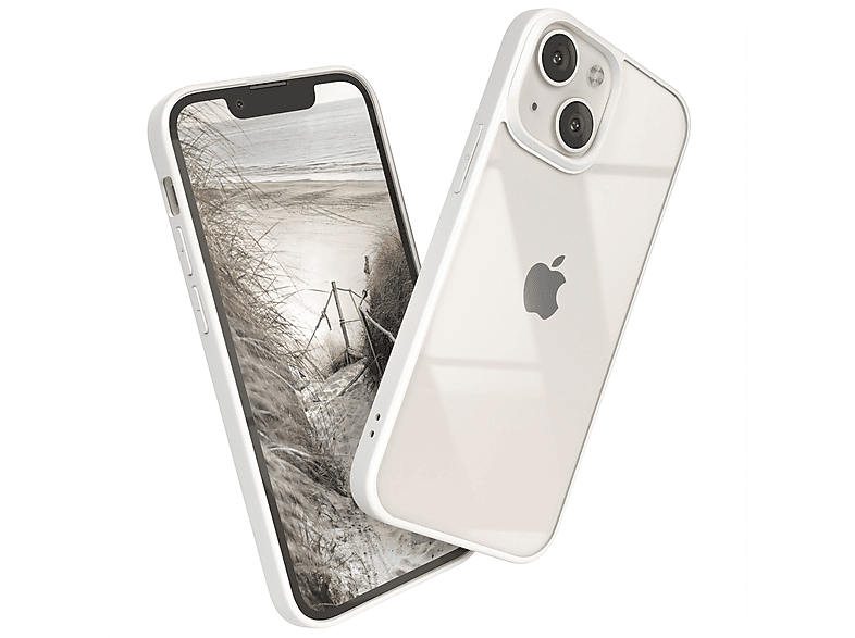 EAZY CASE Mini, Bumper Weiß iPhone Case, 13 Bumper, Apple,
