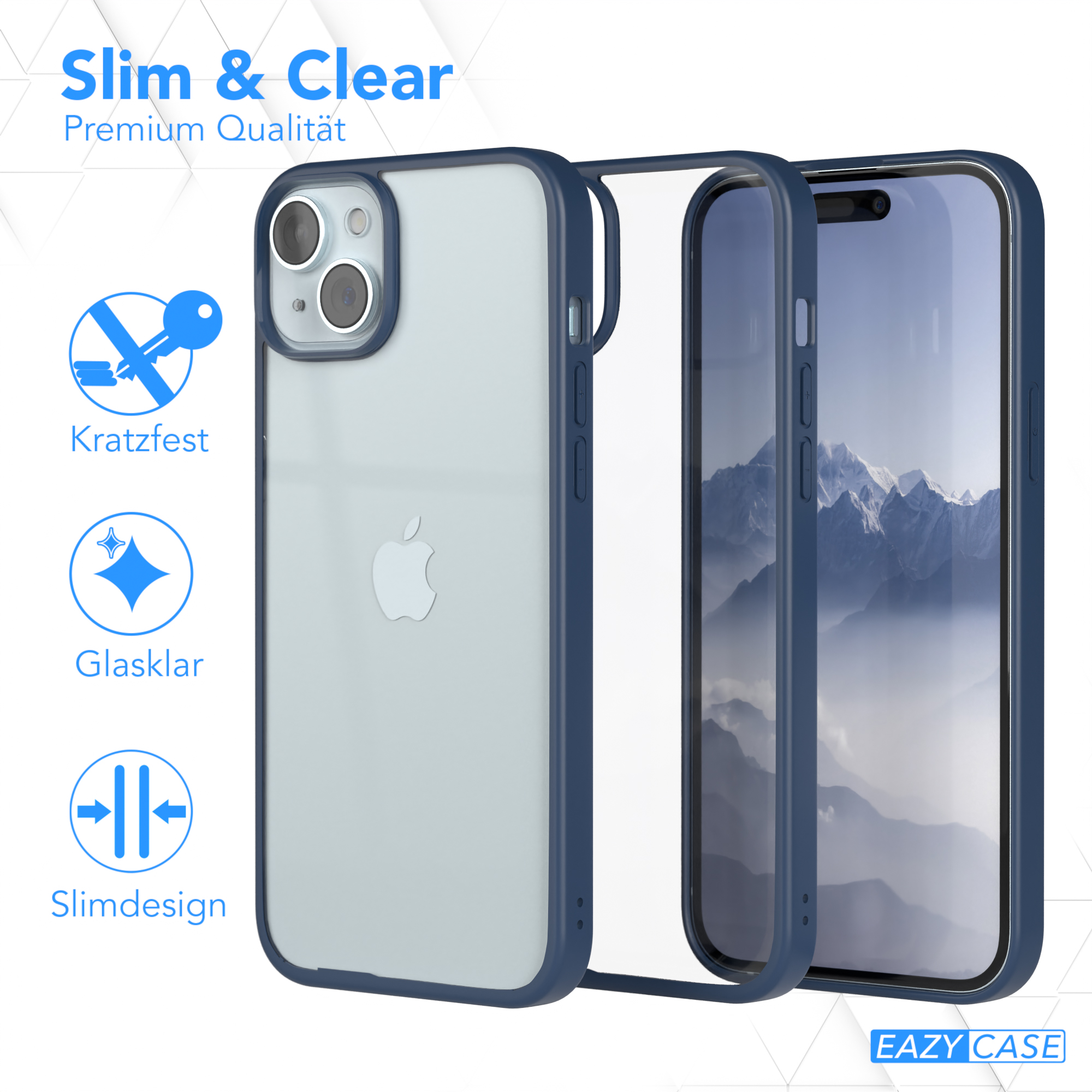 15 Case, Bumper, Bumper Plus, CASE Nachtblau EAZY Apple, iPhone
