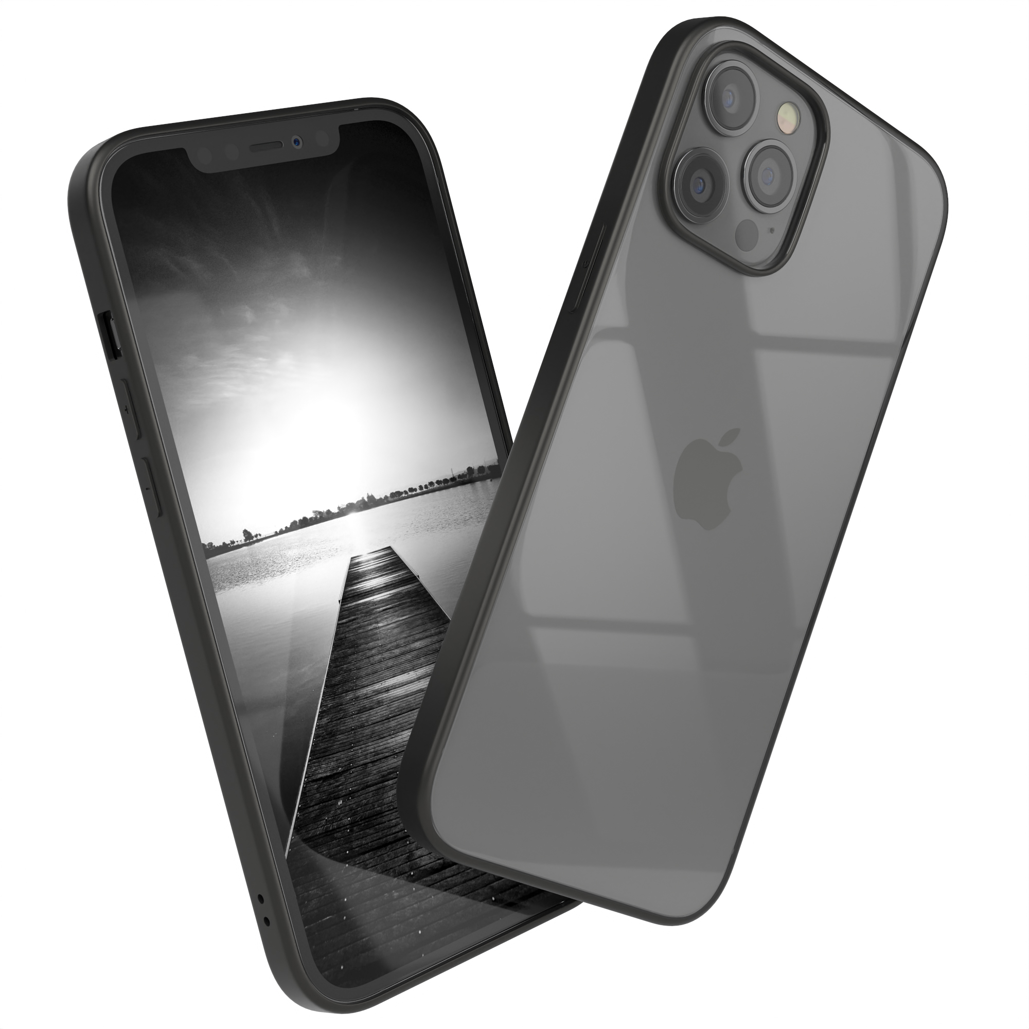 EAZY iPhone Schwarz CASE Bumper Pro Case, Max, 12 Bumper, Apple,