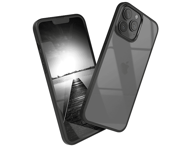 EAZY CASE Bumper Case, Bumper, Apple, iPhone 13 Pro Max, Schwarz