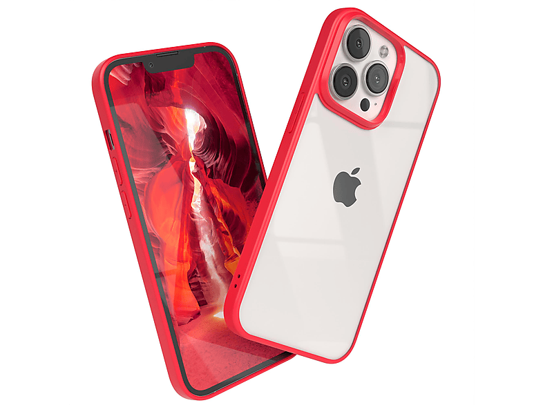 EAZY CASE Bumper Case, Bumper, Apple, iPhone 13 Pro, Rot MediaMarkt