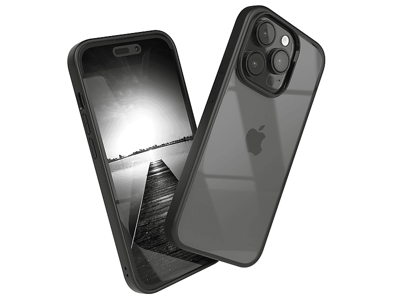 EAZY CASE Bumper Case, Bumper, Apple, iPhone 14 Pro, Schwarz