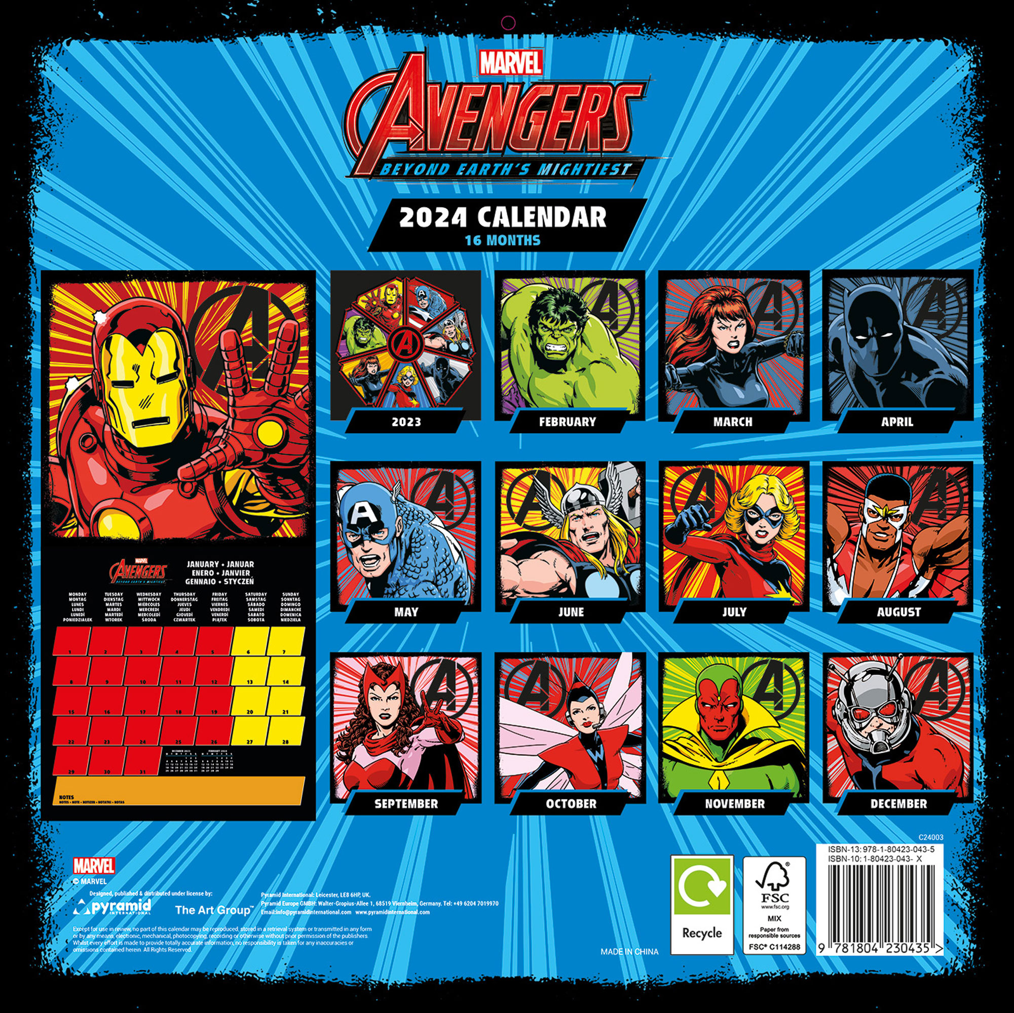 - Avengers 2024 Kalender