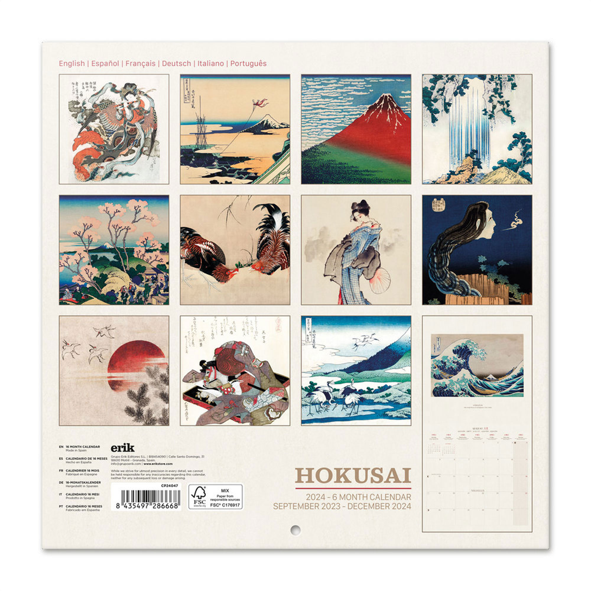 Kalender 2024 - Hokusai
