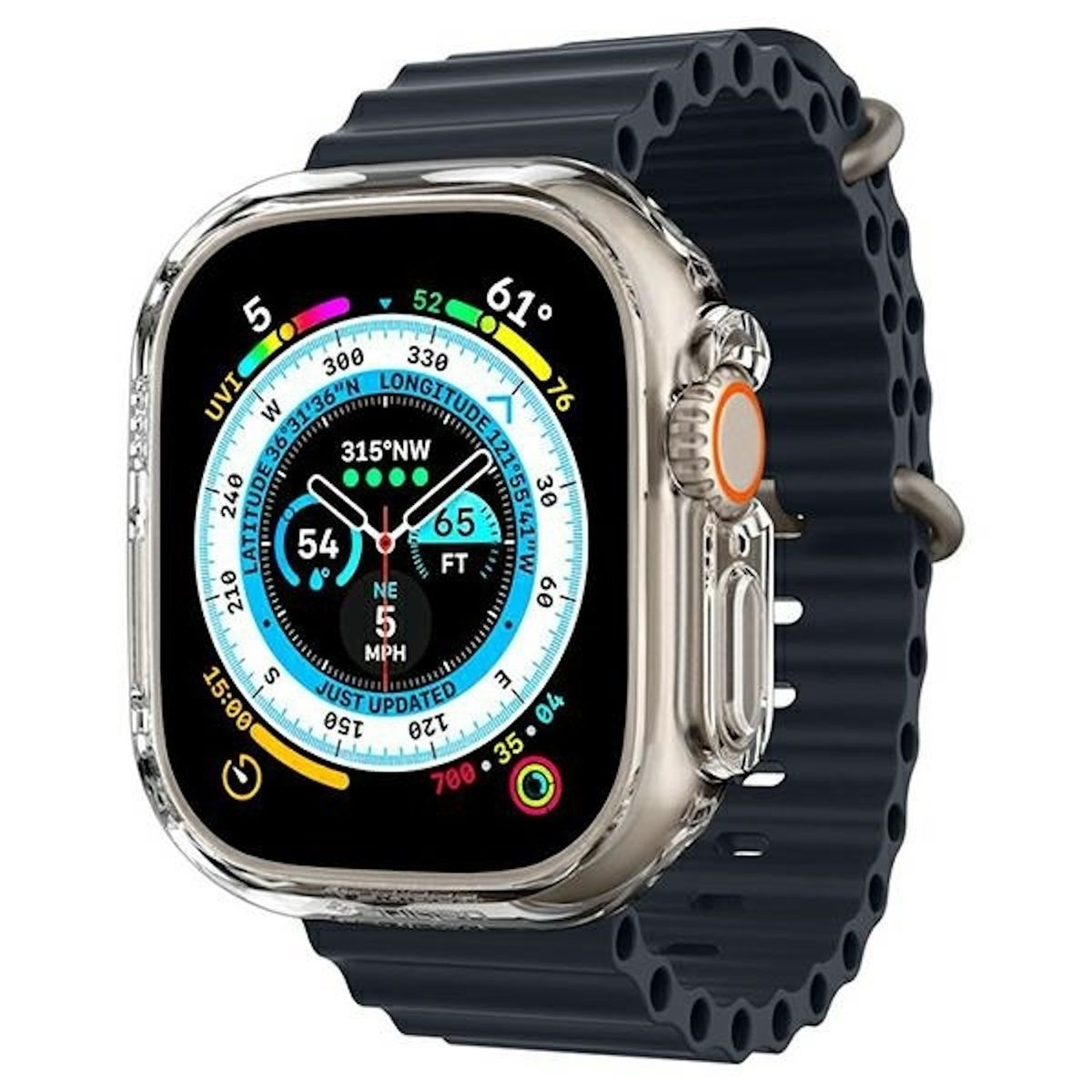 Apple 1 Schutz Shockproof 49mm) SPIGEN Watch Design Ultra + Hülle(für Watch 2 Hülle