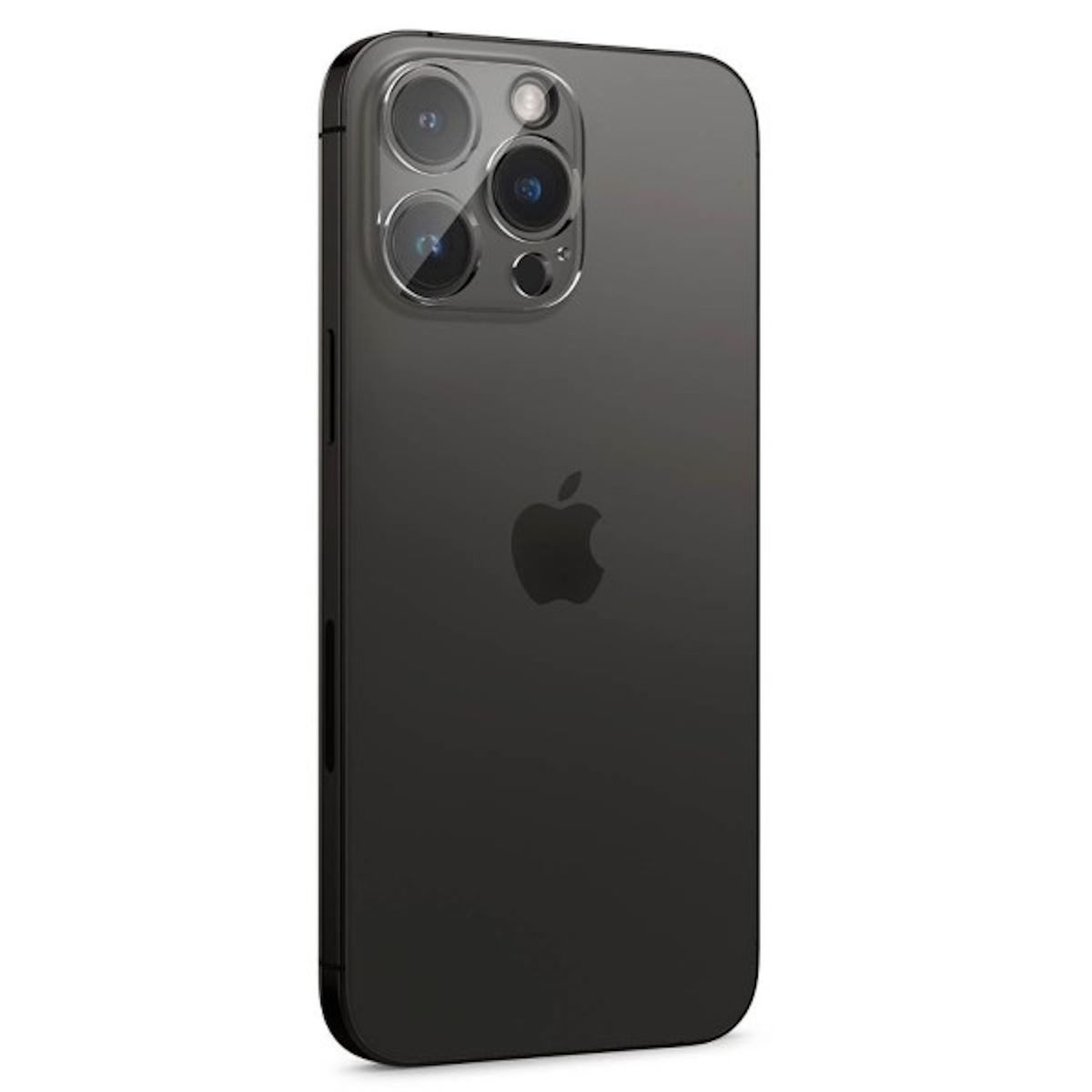 SPIGEN 2x Schutzglas Kamera Linse Apple Pro Schutzglas(für 14 Glas iPhone Pro / Max) Hart 14
