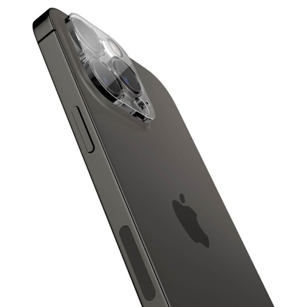 SPIGEN 2x Schutzglas Kamera Linse Apple Pro Schutzglas(für 14 Glas iPhone Pro / Max) Hart 14