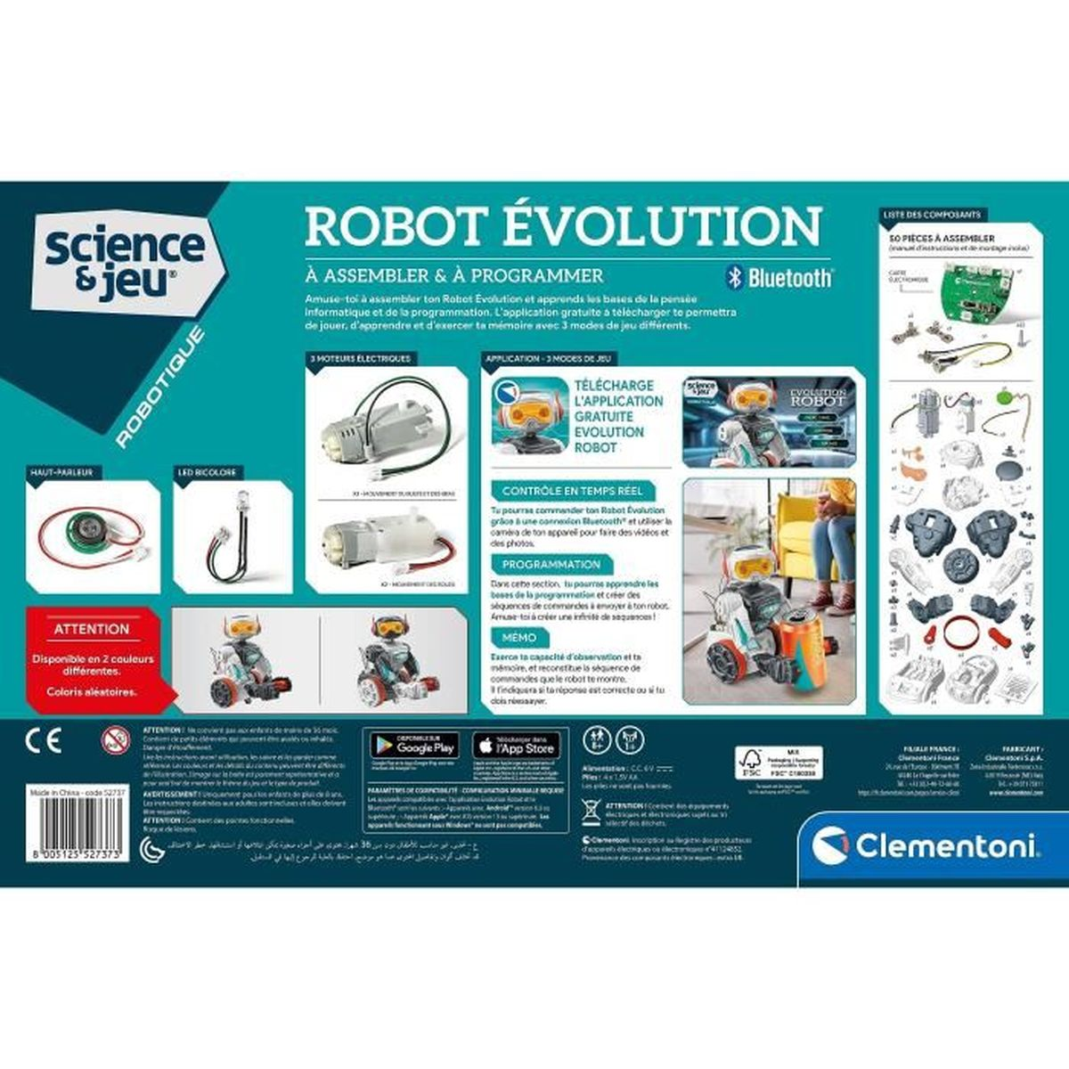 BORN Evolution Konstruktionsspielzeug BABY 52737 Robot 2.0