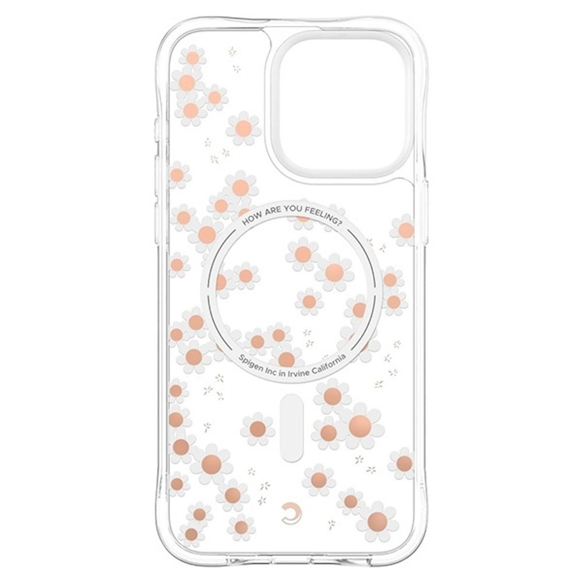iPhone MagSafe Hardcase Pro SPIGEN Max, Cover Apple, Cecile Transparent Cyrill Backcover, Design Hülle, 15