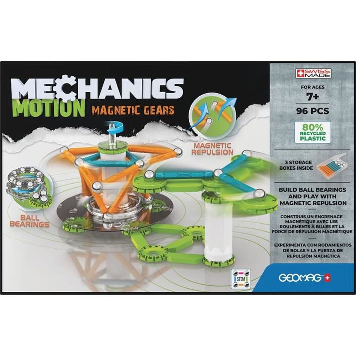 GMT01 Motion GEOMAG Konstruktionsspielzeug Mechanics