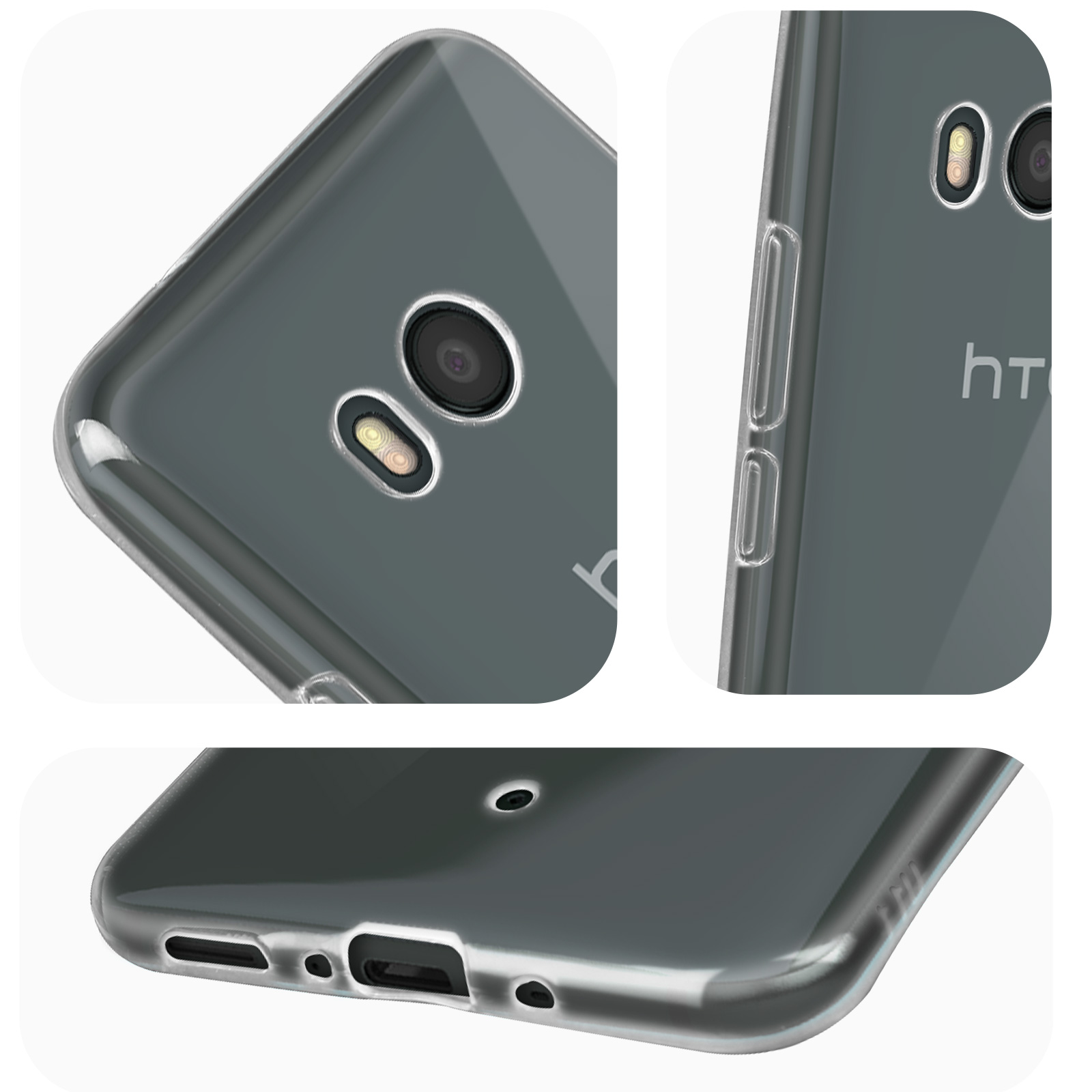 AVIZAR Classic Case Series, Backcover, Transparent HTC HTC, U11