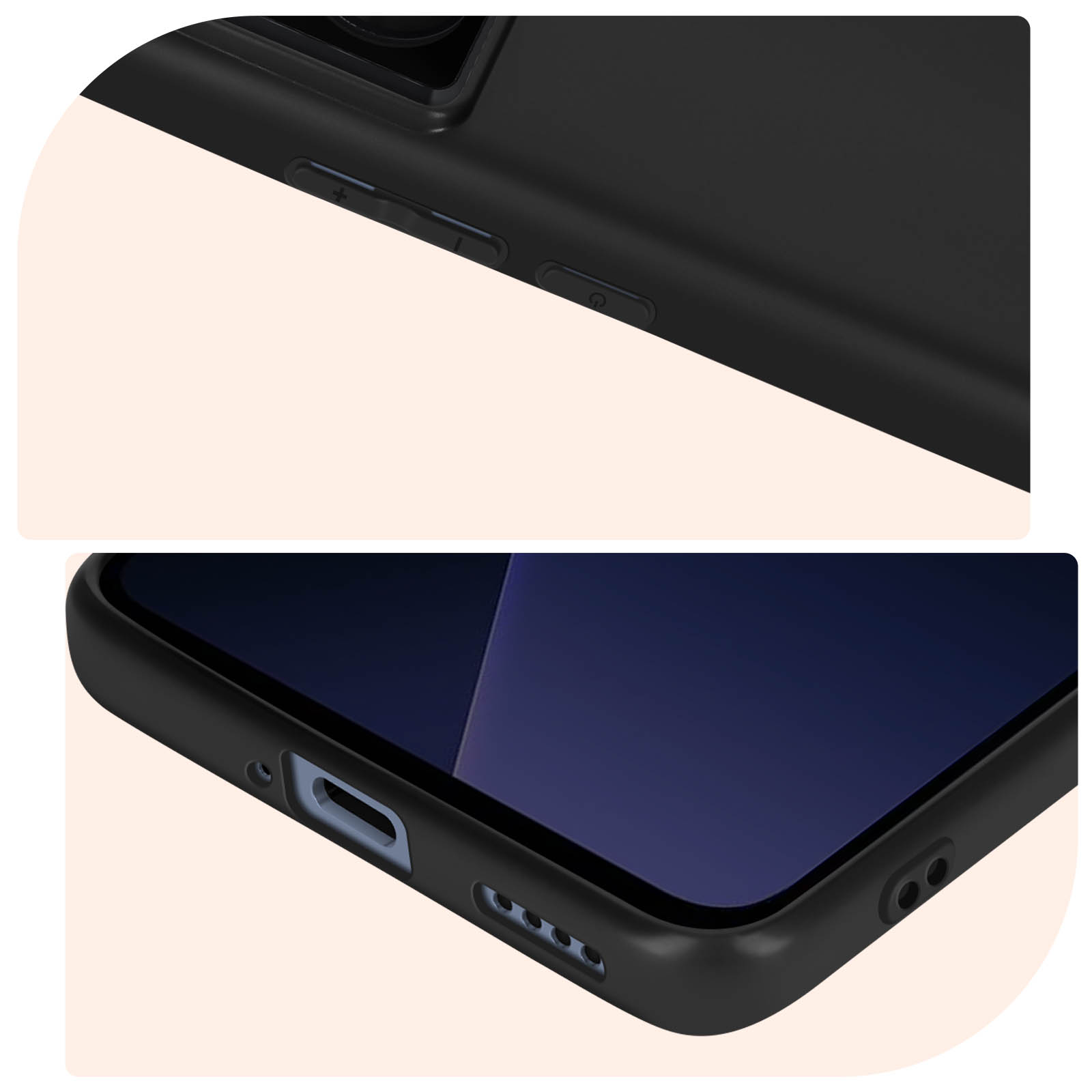 Xiaomi, 13T Backcover, Schwarz Classic Mat Case AVIZAR Pro, Series,